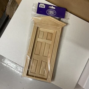 NEW Streets Ahead Wooden Dolls House Door DIY002 1:12 scale