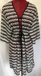 WEARABOUTS SWIMSUIT COVERUP Crochet Cruise Beach Pool Bathing Suit Dress Sz Lg - Picture 1 of 11