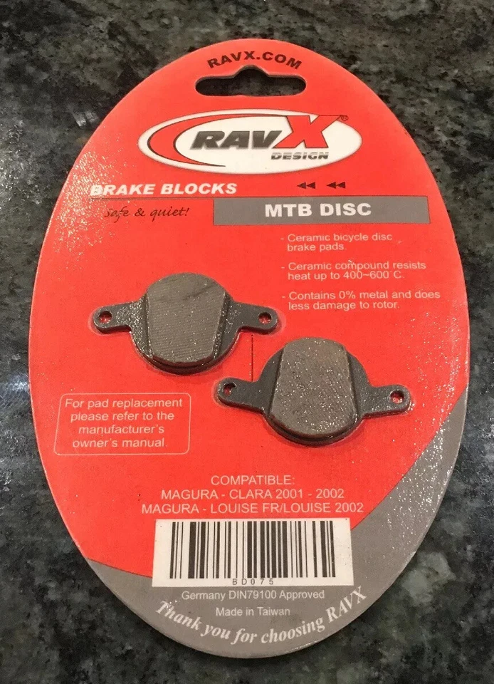 Pastillas de freno de disco Ravx Design cerámica Magura Clara 2001 Louise Fr 2005 Foto 1 de 1