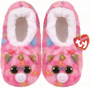 Ty Fantasia 9.125"L (unstretched 8.5") Slipper Socks Kid's Size Large (4-6) - Picture 1 of 1