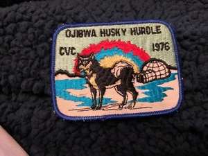 PARCHE BOY SCOUT VINTAGE - Ojibwa Husky Hurdle CVC 1976 - Imagen 1 de 2