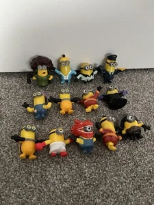 Minions From Despicable Me Mini Small Plastic Figures Bundle Cake Toppers - Picture 1 of 6