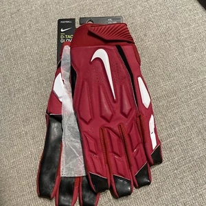 Guantes de fútbol para hombre Nike D-Tack 6.0 Lineman rojo granate CK2926-661 talla 4XL - Imagen 1 de 4