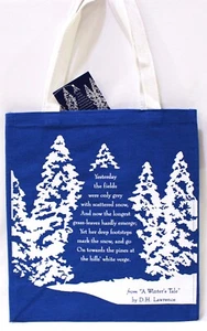 Barnes & Noble Poem Tragetasche ""A Winter's Tale"" Baumwolle Jute Tasche - Bild 1 von 2