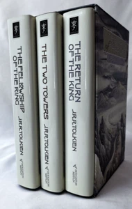 Lord of the Rings J.R.R. Tolkien Boxed Set HC DJ Illustrated by Alan Lee - Picture 1 of 19