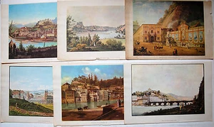 Vedute di Salisburgo, 1791-1846, calendario artistico di Salisburgo 1969 - Foto 1 di 3