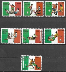 GUINE-BISSAU - 1989 MNH "World Cup - ITALY 1990" Complete Set Of 7 Stamps !!!! - Picture 1 of 1