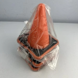 3 Minature Orange Cones Size 5.5” Tall Training Cones High Quality Brand New - Picture 1 of 6
