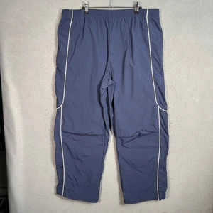 Pantaloni Urban Outfitters BDG uomo XXL blu navy nylon gamba larga pista - Foto 1 di 10