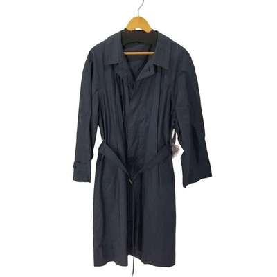 BRIONI Men's Double-Breasted Balcony Coat, Size 50, Navy - Image 1 of 4
