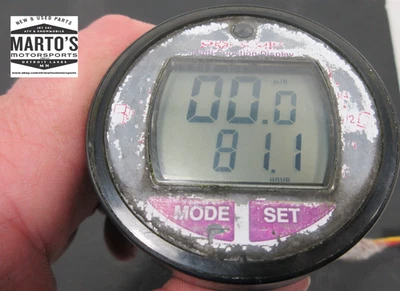 OEM POLARIS 1994 SLT 750 1995 SLT 750 ROUND MFD DISPLAY GAUGE 81 hr. - Image 1 of 4