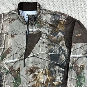 Rocky Scent IQ Atomic Pullover Mens L Realtree AP Camo 1/4 Zip Shirt Hunting - Picture 1 of 16