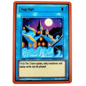 Foggy Night 119/150 Rare Ward TCG Trading Card Game 1st Edition Gen 2 NM - Picture 1 of 2