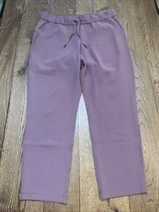 Lululemon On The Fly 7/8 Pant Woven Pink Taupe PKTP, Women's Size 10 - Picture 1 of 10