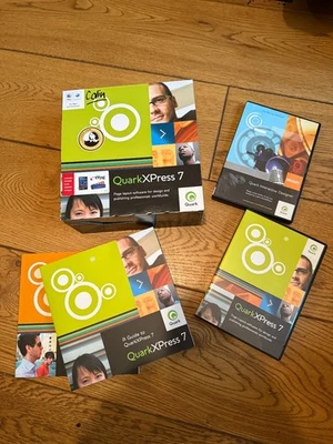 Quark xpress 7 CD install inc serial + upgrade to Quark 8 + Interactive Designer - Image 1 of 4