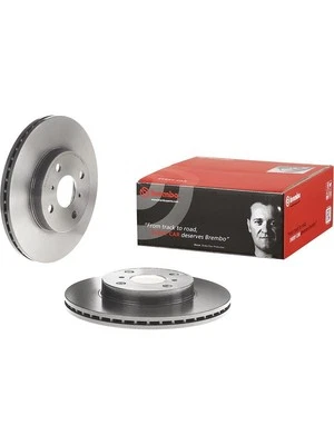 Brembo Disc Brake Rotor (Single) 255mm fits Toyota Echo 1.5 NCP13 (09.8545.11) - Image 1 of 4