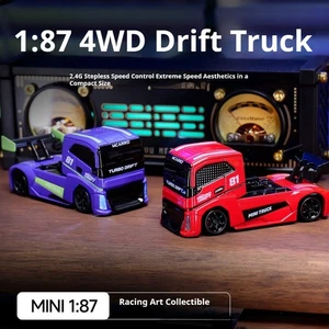 Michelot 1:87 Mini Remote Control car  Four-wheel Drive electric drift truck - Picture 1 of 9