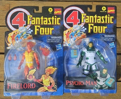 Marvel Legends Fantastic Four Retro Fire Lord & Psycho-Man Action Figure - Image 1 of 2