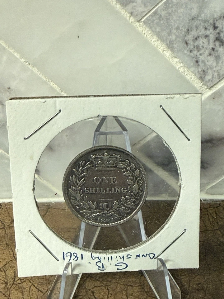 Great Britain 1861 British One Shilling - Image 1 of 3