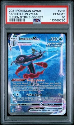 Inteleon VMAX (Alternate Art Secret) 266/264 Swsh08: Fusion Strike Holo - Image 1 of 3