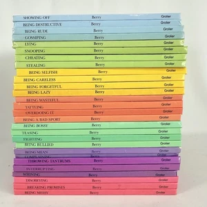 Joy Berry Help Me Be Good Books Vintage Set Lot 28 HC Homeschool Behavior - Picture 1 of 10