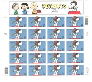 Sc # 3507 ~ Full Pane ~ 34¢ Peanuts Issue - Picture 1 of 1