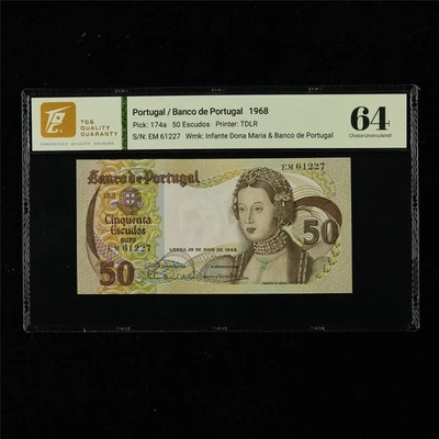 1968 Portugal Banco de Portugal 50 Escudos Pick#174a - Image 1 of 4