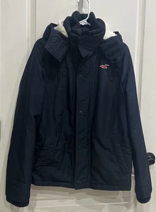 jackets Hollister all weather men Blue Size M - Picture 1 of 9