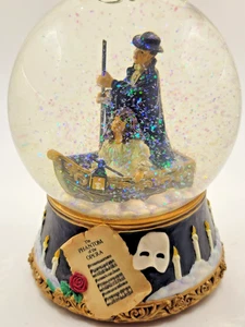 El Fantasma de la Ópera San Francisco Caja de Música Barco Escena Globo de Nieve - Imagen 1 de 6