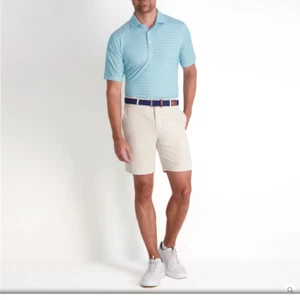 New Fairway & Greene Men's Roy Print Splash Polo # 031502 MADE IN THE USA - Picture 1 of 3