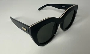 Le Specs Air Heart / 1602175 in Schwarz, Khaki Mono Sonnenbrille. Sehr schön. - Bild 1 von 11