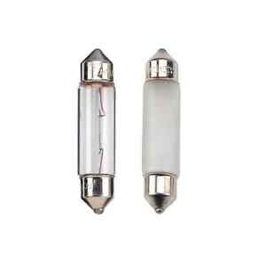 10 Pack Xenon Festoon Light Bulb Undercabinet 12V / 24V, 5W / 10W Clear or Frost