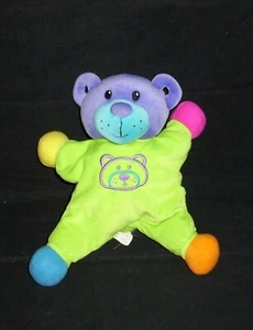 11 Zoll Lamaze Loop ein langer Bär grün Baby Plüschtier Stofftier lila blau Lovey - Bild 1 von 2