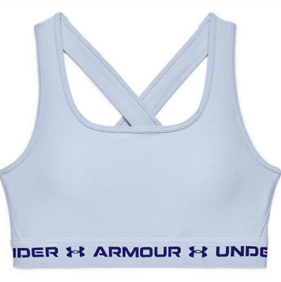 Under Armour Medium Support Crossback Bra Womens Blue UK Size 10 (S) *REF147 • 15.85€