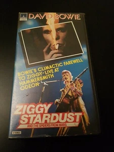 ZIGGY STARDUST- SMALL BOX- EX RENTAL VHS PRE CERT THORN EMI - Imagen 1 de 4