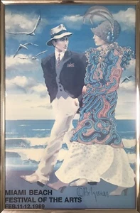Otto Aguiar Miami Beach Festival Of The Arts Feb 11-12, 1989 Poster - Picture 1 of 8
