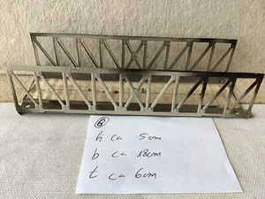 ✅Märklin H0/AC 1 puente de rejilla / pieza de rampa (EI220-5R9/4)-1 - Imagen 1 de 9