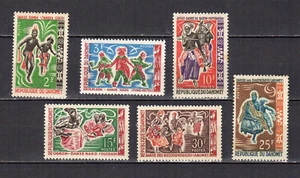 Dahomey 1964 danses folkloriques 6 timbres neufs MNH / TE5440 - Picture 1 of 1