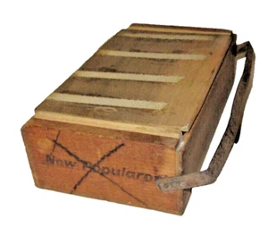 Antique Rare Wooden Cigar Tobacco Factory Aging Box Lancaster PA New Poplares - Picture 1 of 12