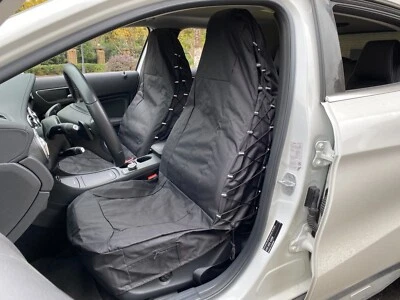 Водонепроницаемый черный холщовый чехол на переднее сиденье автомобиля для Dodge Ram Dakota 1995-2015 2 шт. - Изображение 1 из 4