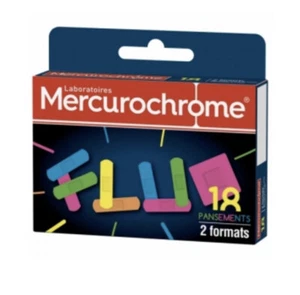 MERCUROCHROME Universal Family 18 Pflaster Fun Fluos 2 Formate - Bild 1 von 1