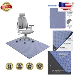 Elegant 36"x48" Anti-Slip Office Chair Mat for Hardwood & Tile Floors - Picture 1 of 8