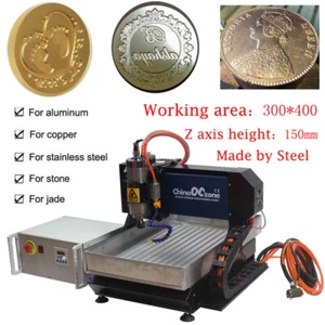 Fresatrice per incisione router in acciaio CNC 3040 3 assi Mach 3 USB FAI da te - Foto 1 di 12