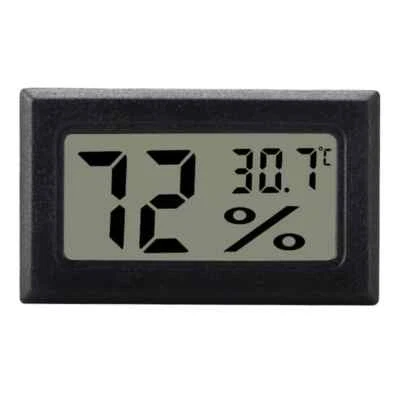 Mini Thermometer/Hygrometer - Schwarz - Bild 1 von 4