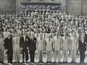 1955 Scottish Rite Photo Masonic Yard Long Harrisburg Pa James Hays Freemason - Picture 1 of 9