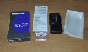 Original Panasonic RN-502 Diktiergerät + Micro-Kassette + OVP, GUTER ZUSTAND - Bild 1 von 8