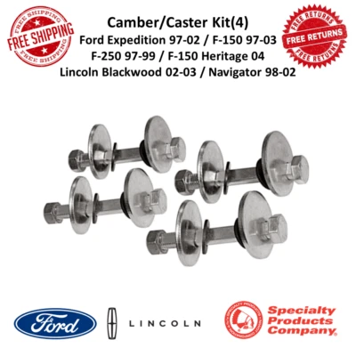 SPC Front Camber & Caster Bolt Kit (4) For Ford F-150 / F-250, Lincoln Navigator - Image 1 of 4