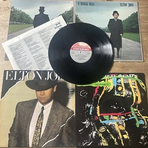 3 x Elton John 12" Vinyl Record - Breaking Hearts, Single Man, Passengers Remix - Imagen 1 de 13