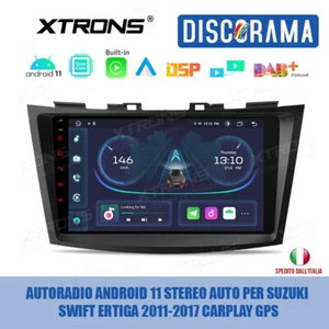 AUTORADIO ANDROID 11 STEREO AUTO PER SUZUKI SWIFT ERTIGA 2011-2017 CARPLAY GPS - Foto 1 di 11