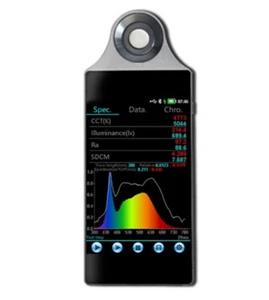 Espectrómetro Digital Medidor de Iluminación Espectral con Interfaz Tipo-C Bluetooth - Imagen 1 de 14